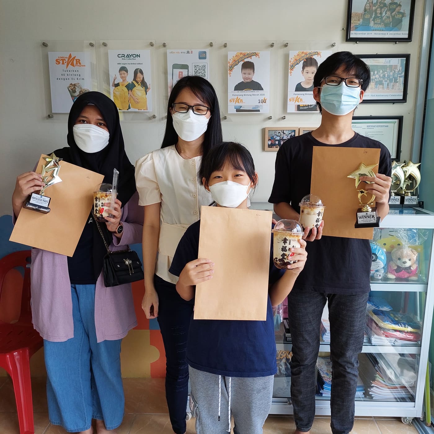 Link Education Centre students and teachers